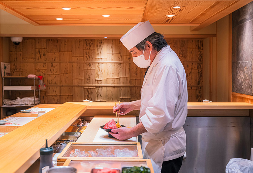 【内観】うに虎 築地中通りおにかい店