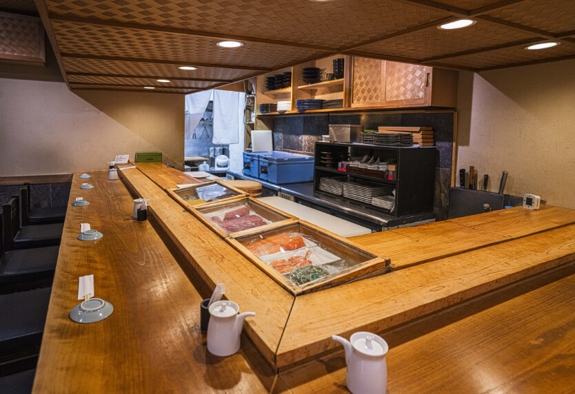 【内観】鮨 うに虎 築地中通り店